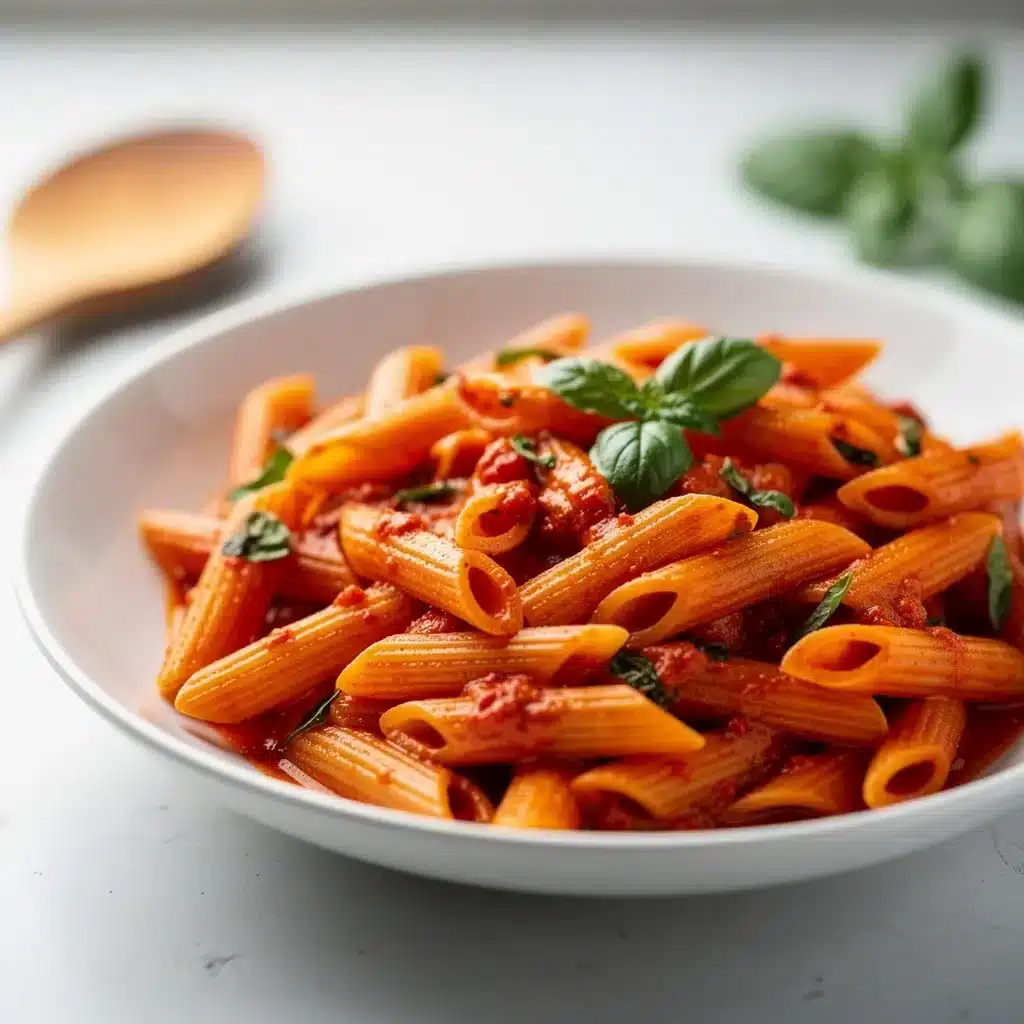 One Pot Creamy Tomato Basil Pasta 8 Ingredients for One Pot Creamy Tomato Basil Pasta