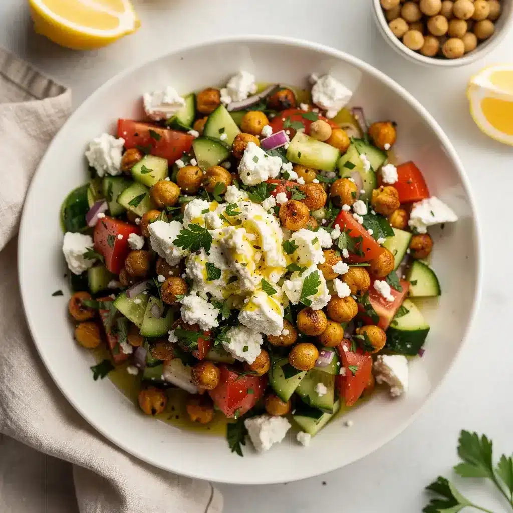 Crisp Mediterranean Chickpea Salad 9 Recipe variations for Crisp Mediterranean Chickpea Salad