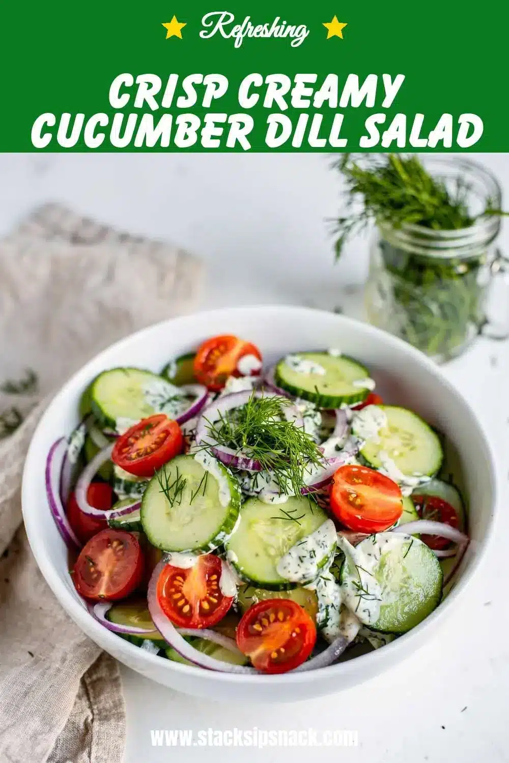 Crisp Creamy Cucumber Dill Salad 10 Storage and leftovers for Crisp Creamy Cucumber Dill Salad