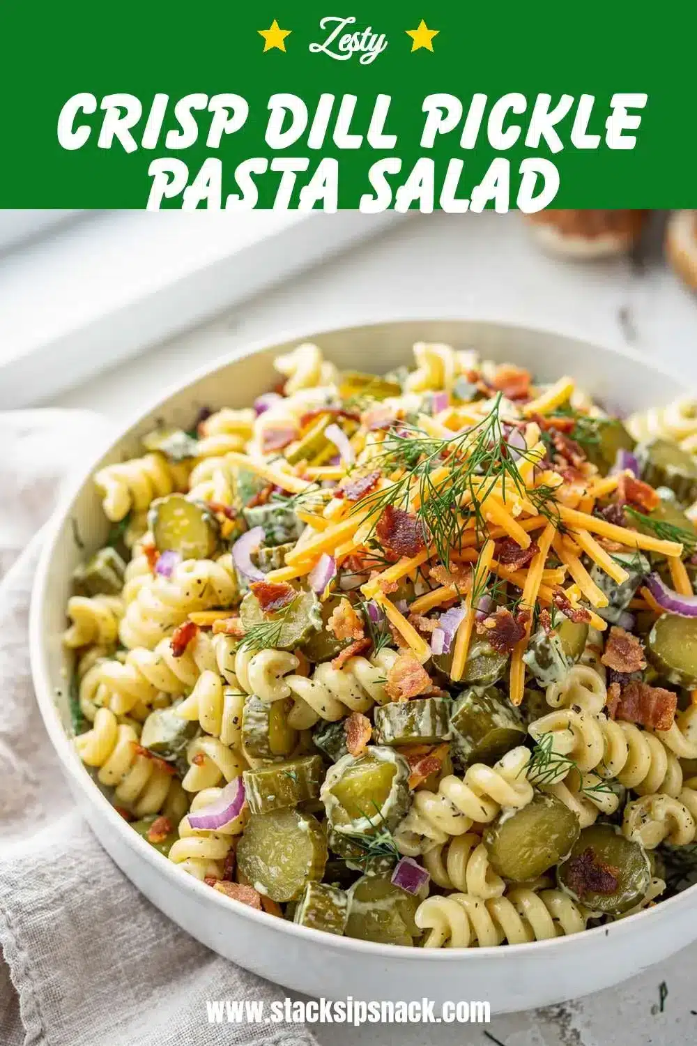 Crisp Dill Pickle Pasta Salad 10 Storage and leftovers for Crisp Dill Pickle Pasta Salad