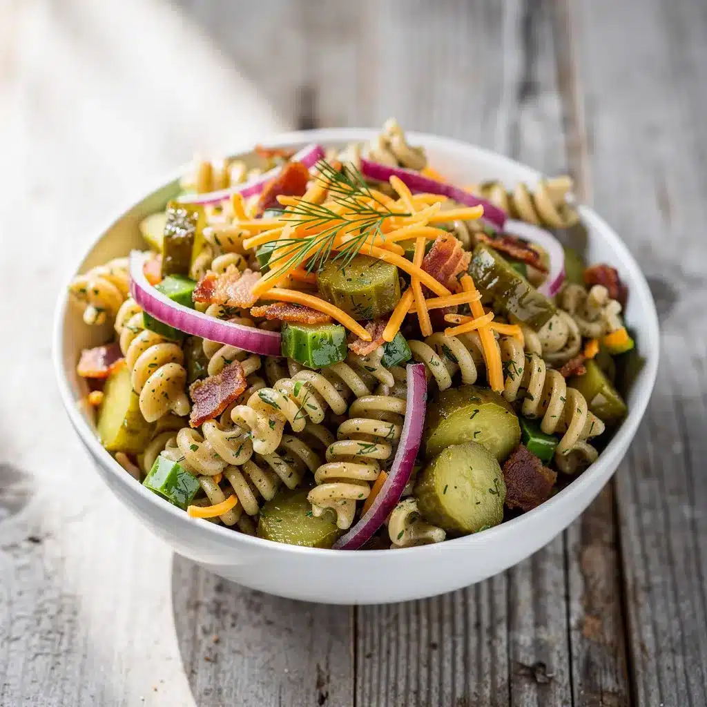 Crisp Dill Pickle Pasta Salad 9 Recipe variations for Crisp Dill Pickle Pasta Salad