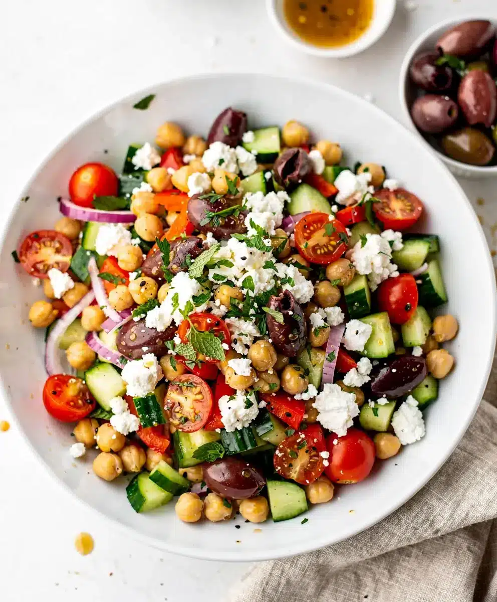 Crisp Mediterranean Chickpea Salad 6 Crisp Mediterranean Chickpea Salad featured image