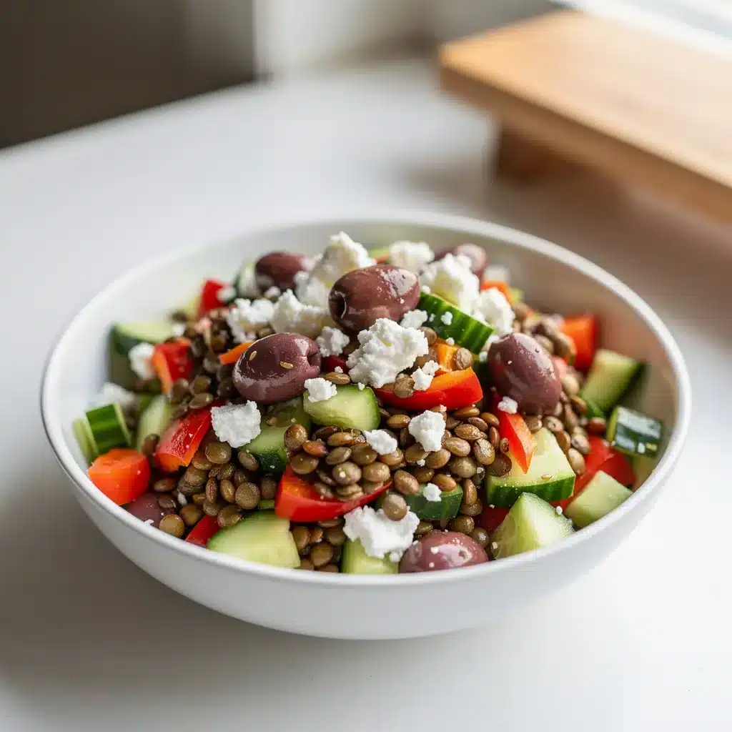Crisp Mediterranean Lentil Salad 8 Ingredients for Crisp Mediterranean Lentil Salad
