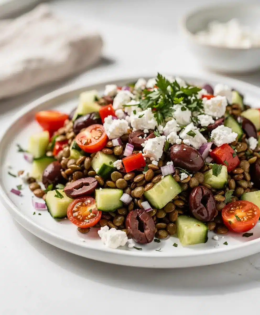 Crisp Mediterranean Lentil Salad 6 Crisp Mediterranean Lentil Salad featured image