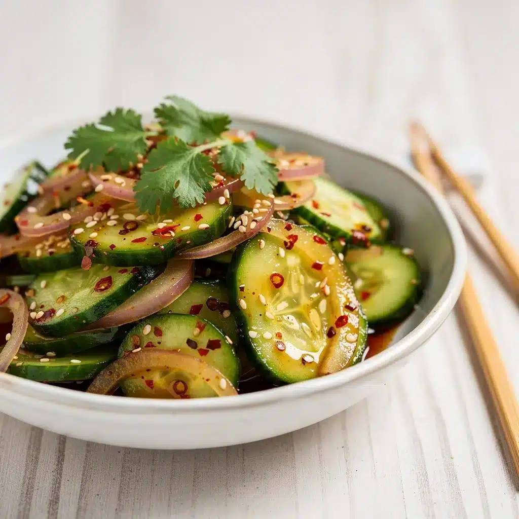 Crisp Spicy Asian Cucumber Salad 8 Ingredients for Crisp Spicy Asian Cucumber Salad
