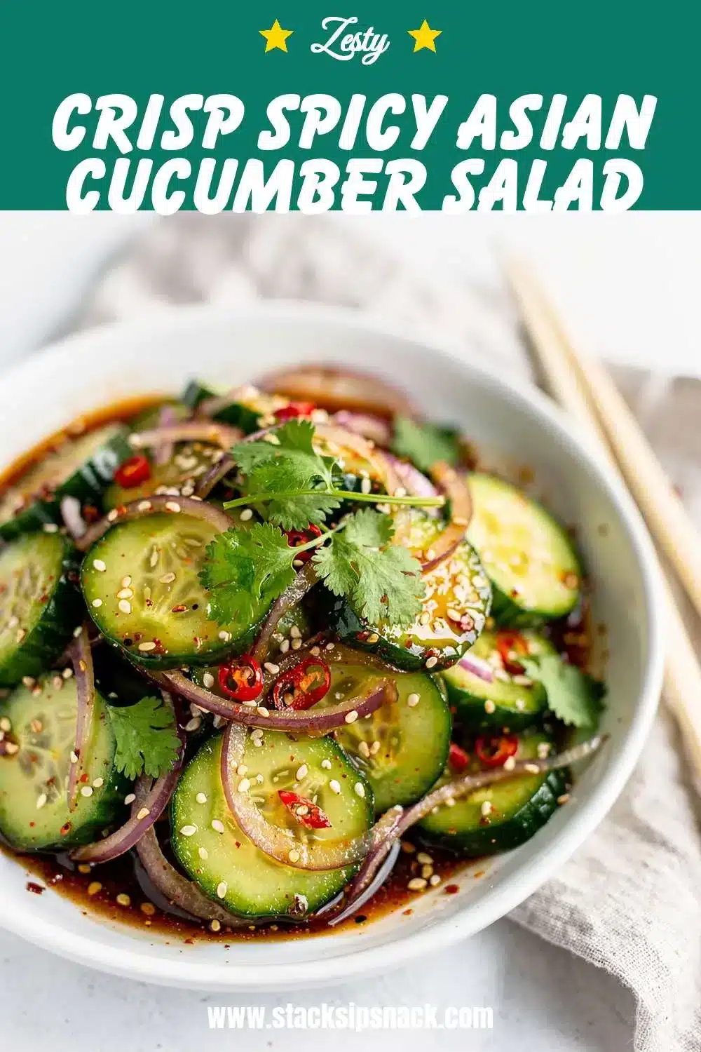 Crisp Spicy Asian Cucumber Salad 10 Storage and leftovers for Crisp Spicy Asian Cucumber Salad