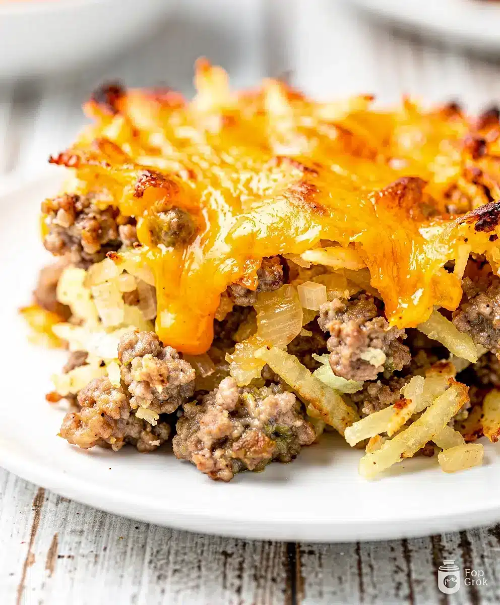 Easy Crockpot Sausage Hashbrown Casserole 6 Easy Crockpot Sausage Hashbrown Casserole featured image
