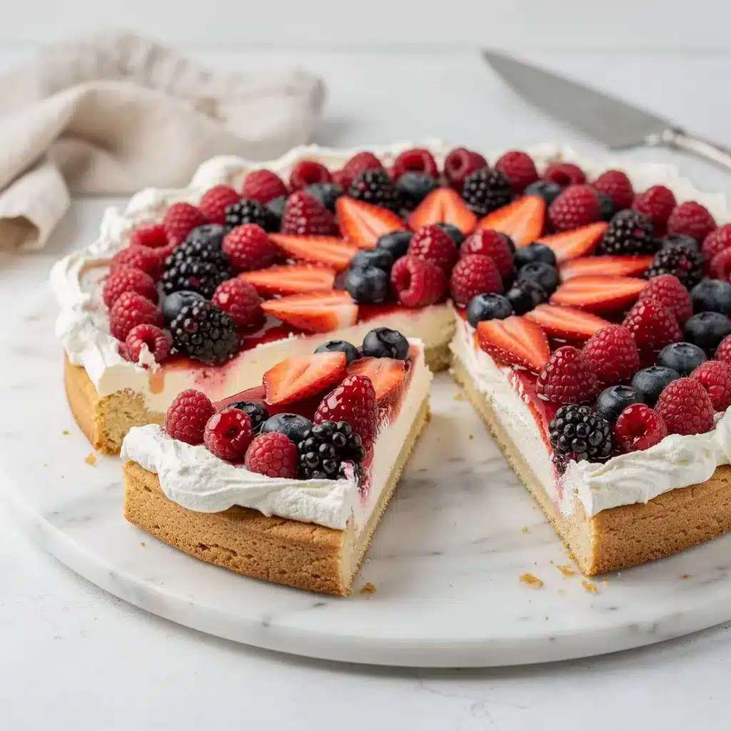 Easy Berry Cheesecake Fruit Pizza 8 Ingredients for Easy Berry Cheesecake Fruit Pizza