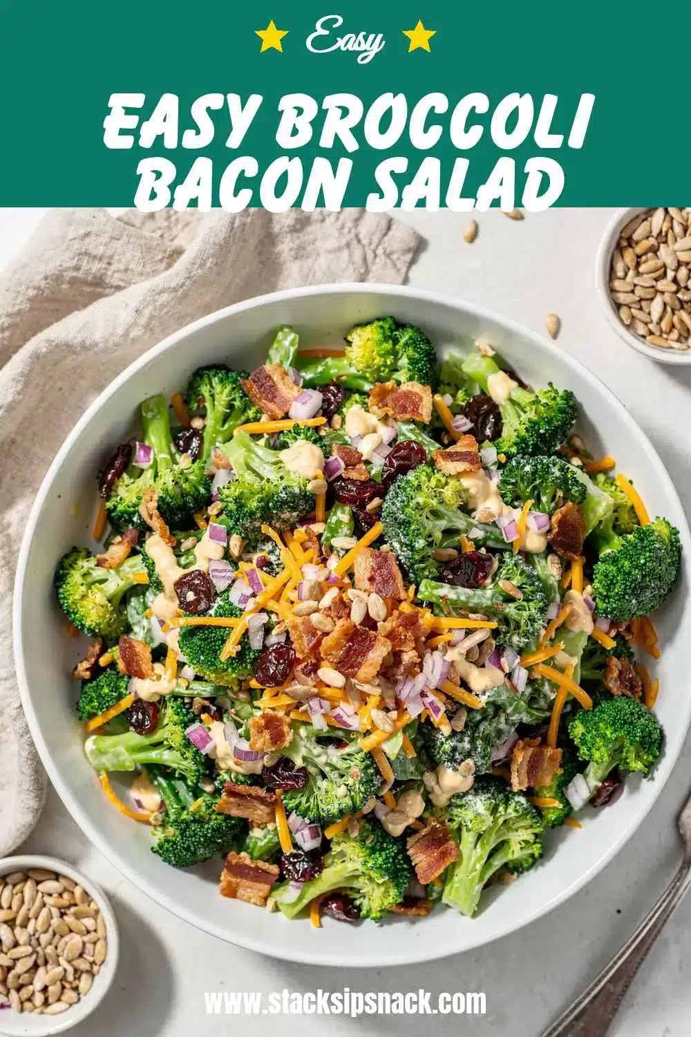 Easy Broccoli Bacon Salad 10 Storage and leftovers for Easy Broccoli Bacon Salad