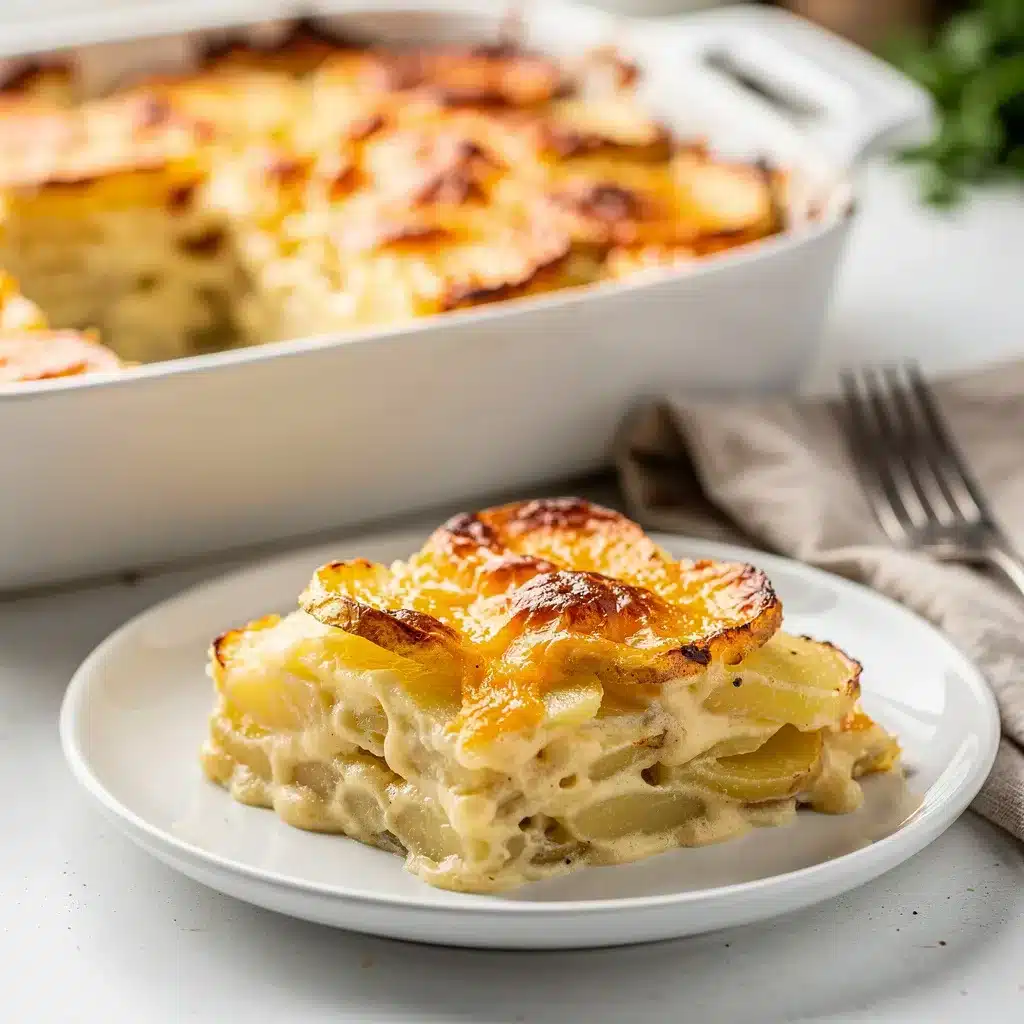 Easy Cheesy Scalloped Potatoes 8 Ingredients for Easy Cheesy Scalloped Potatoes