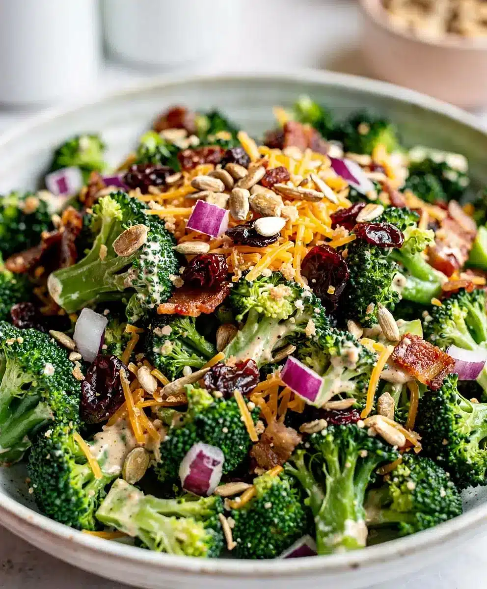 Fresh Broccoli Bacon Salad 6 Fresh Broccoli Bacon Salad featured image