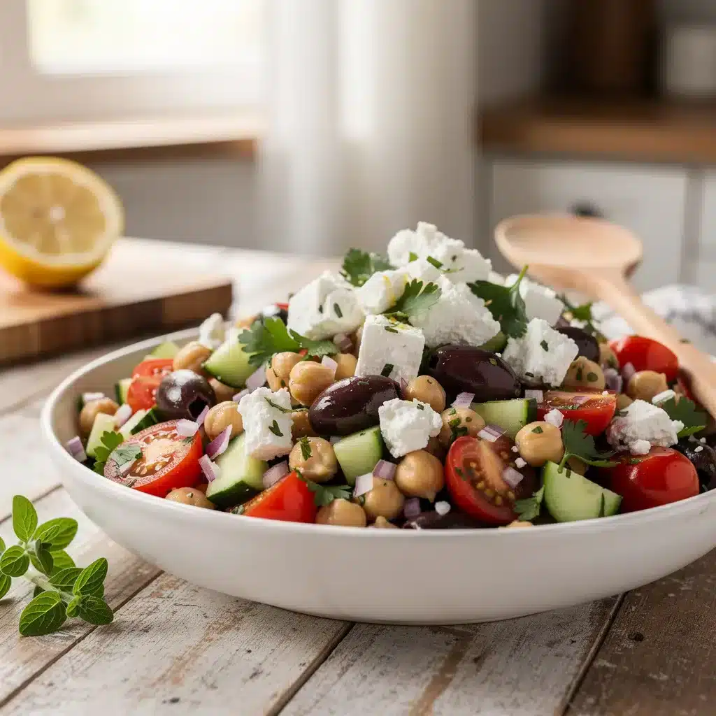 Fresh Mediterranean Chickpea Salad 9 Recipe variations for Fresh Mediterranean Chickpea Salad