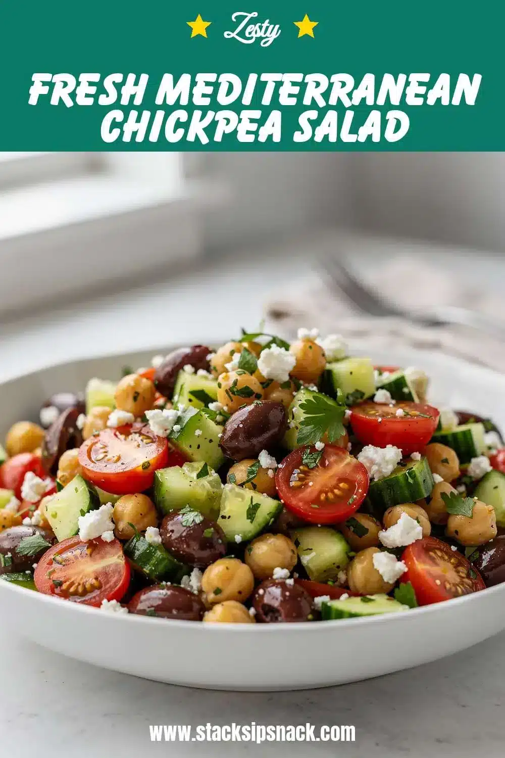 Fresh Mediterranean Chickpea Salad 10 Storage and leftovers for Fresh Mediterranean Chickpea Salad