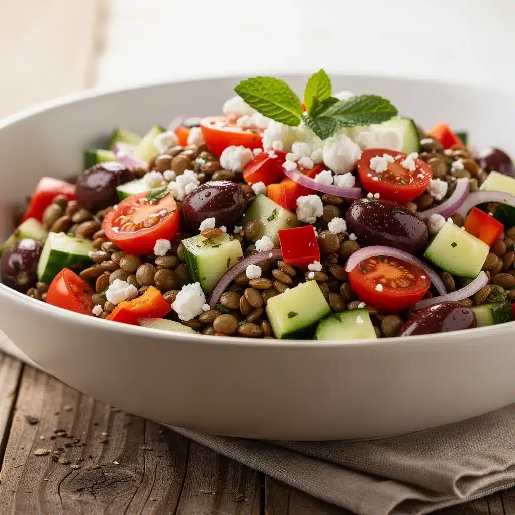 Fresh Mediterranean Lentil Salad 8 Ingredients for Fresh Mediterranean Lentil Salad