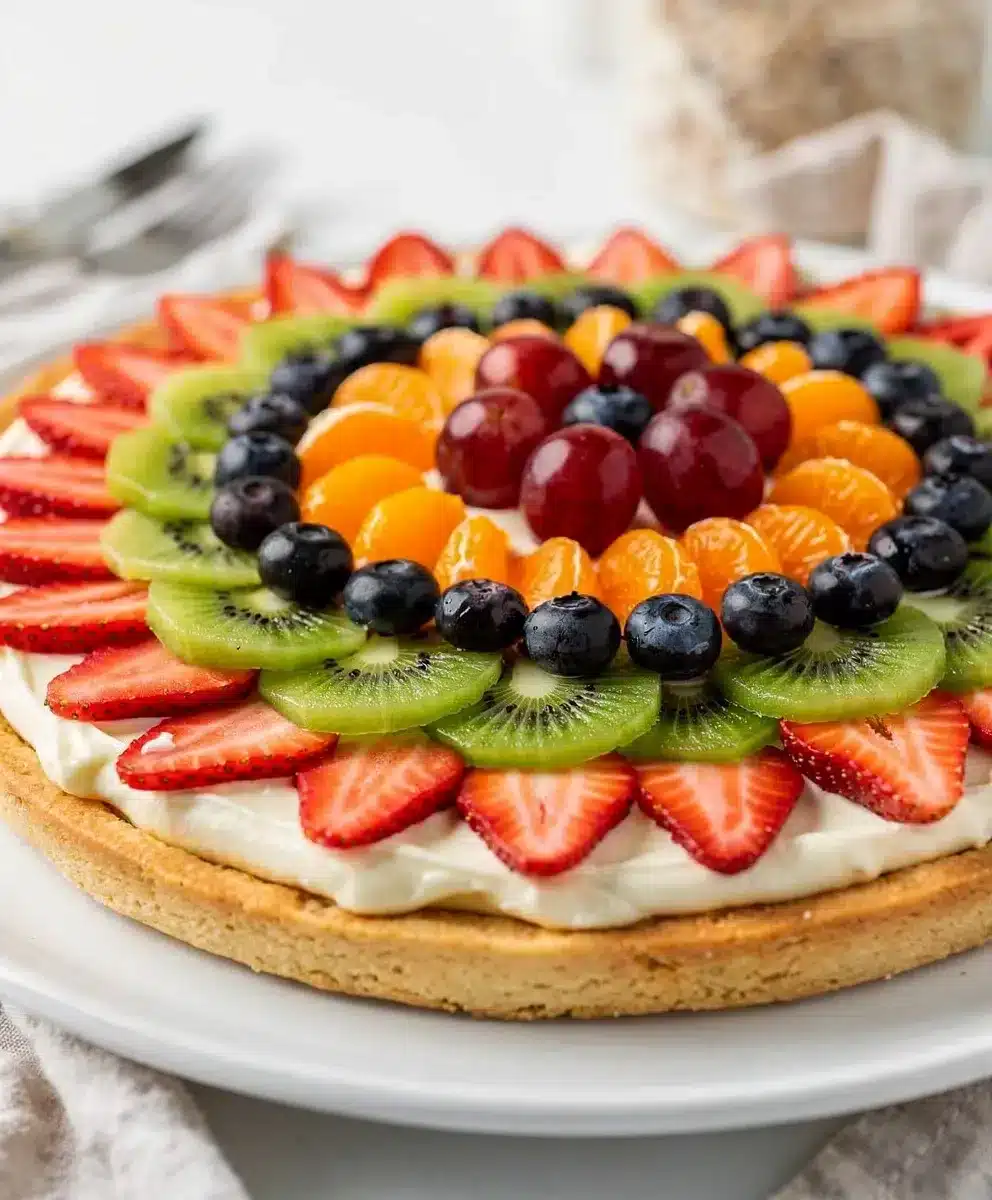 Creamy Classic Fruit Pizza 6 Creamy Classic Fruit Pizza featured image