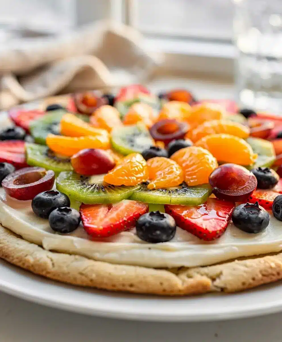 Easy Sugar Cookie Fruit Pizza 6 Easy Sugar Cookie Fruit Pizza featured image
