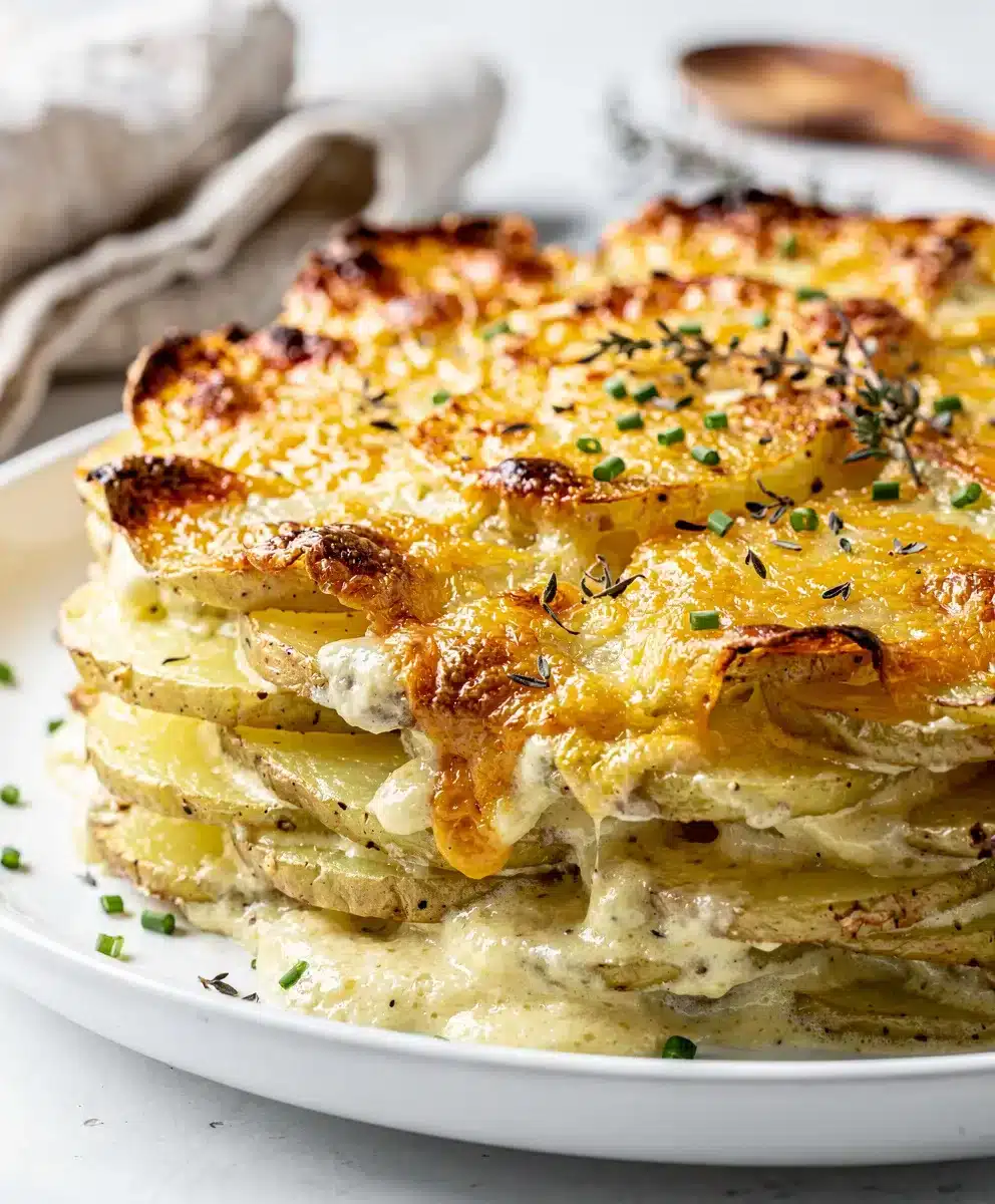 Classic Garlic Parmesan Scalloped Potatoes 6 Classic Garlic Parmesan Scalloped Potatoes featured image