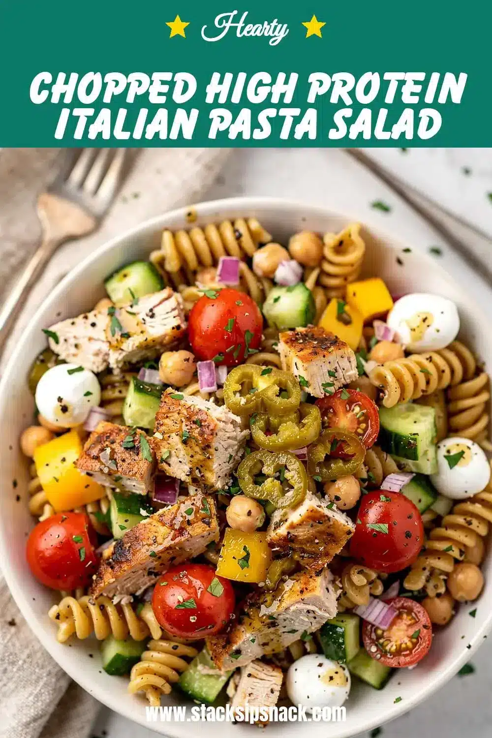 Chopped High Protein Italian Pasta Salad 10 Storage and leftovers for Chopped High Protein Italian Pasta Salad