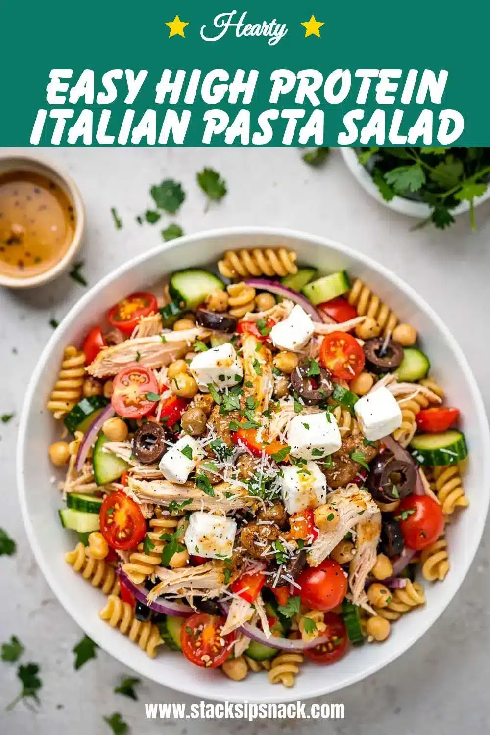 Easy High Protein Italian Pasta Salad 10 Storage and leftovers for Easy High Protein Italian Pasta Salad
