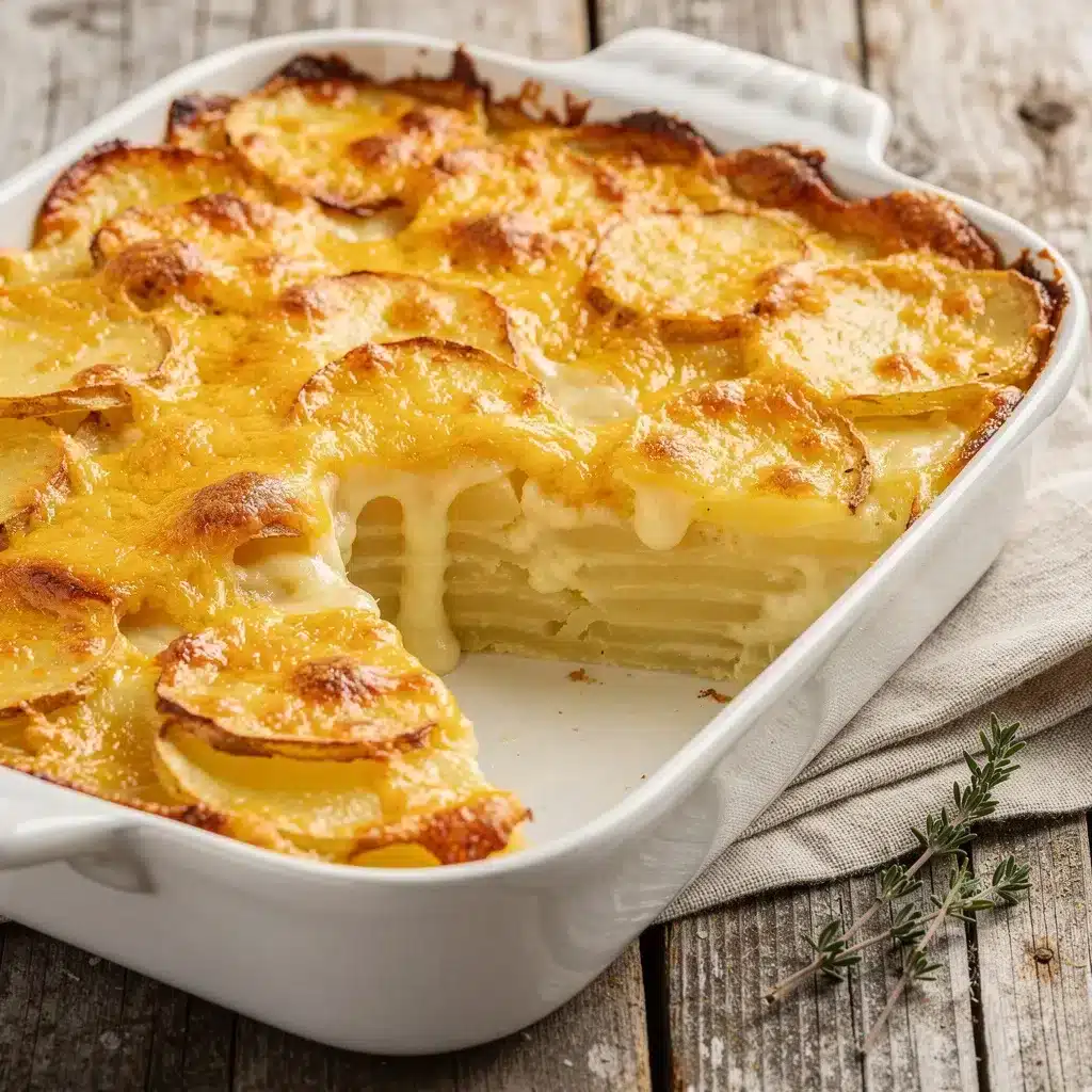 Homestyle Cheesy Scalloped Potatoes 8 Ingredients for Homestyle Cheesy Scalloped Potatoes