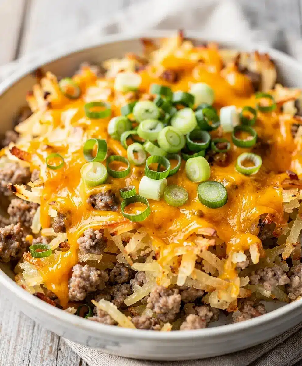 Homestyle Crockpot Sausage Hashbrown Casserole 6 Homestyle Crockpot Sausage Hashbrown Casserole featured image
