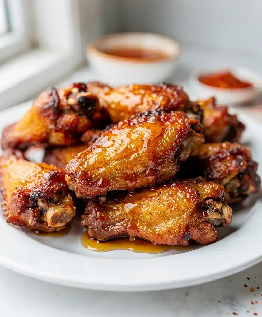 Hot Honey Chicken Wings 6 Hot Honey Chicken Wings featured image