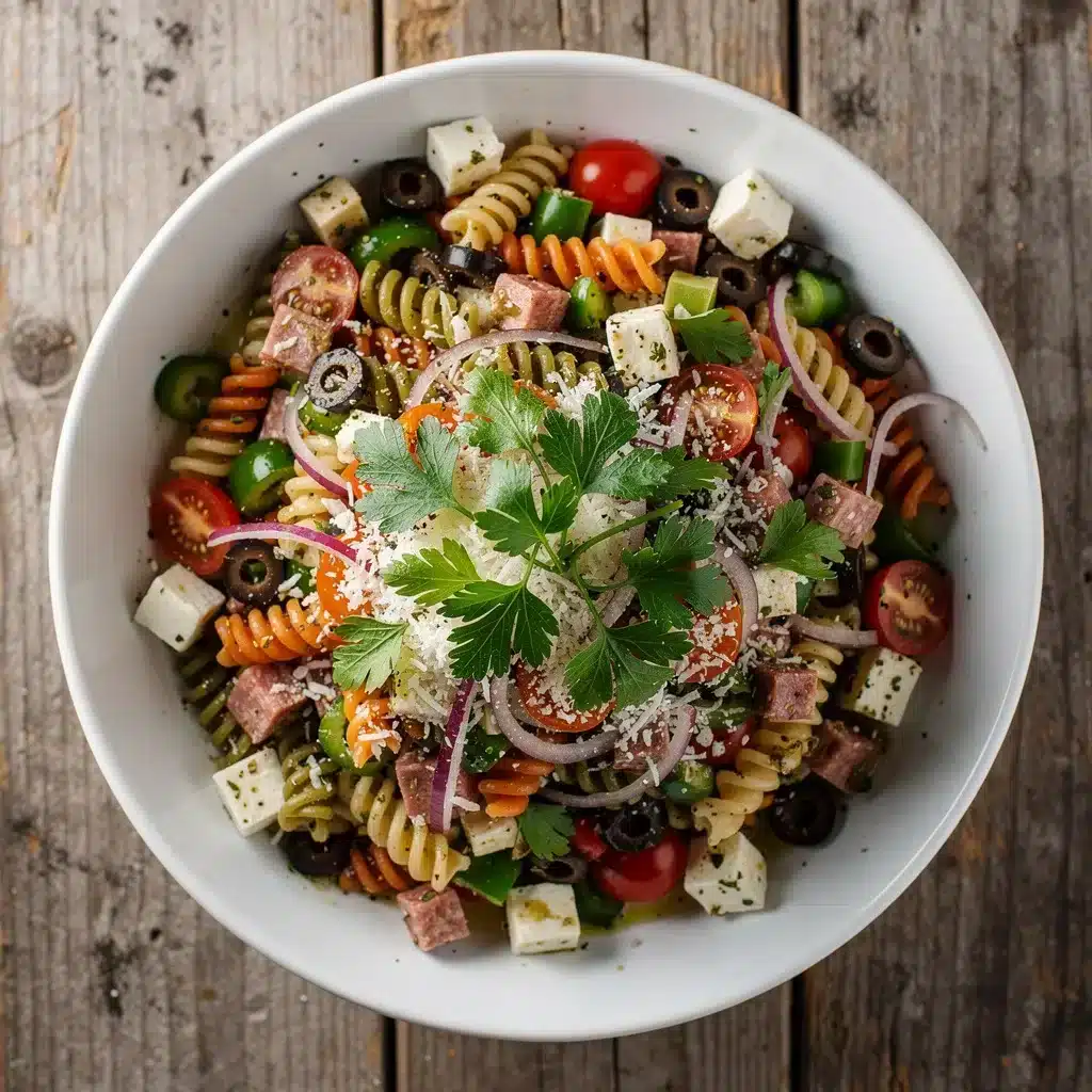 Chopped Italian Pasta Salad 8 Ingredients for Chopped Italian Pasta Salad