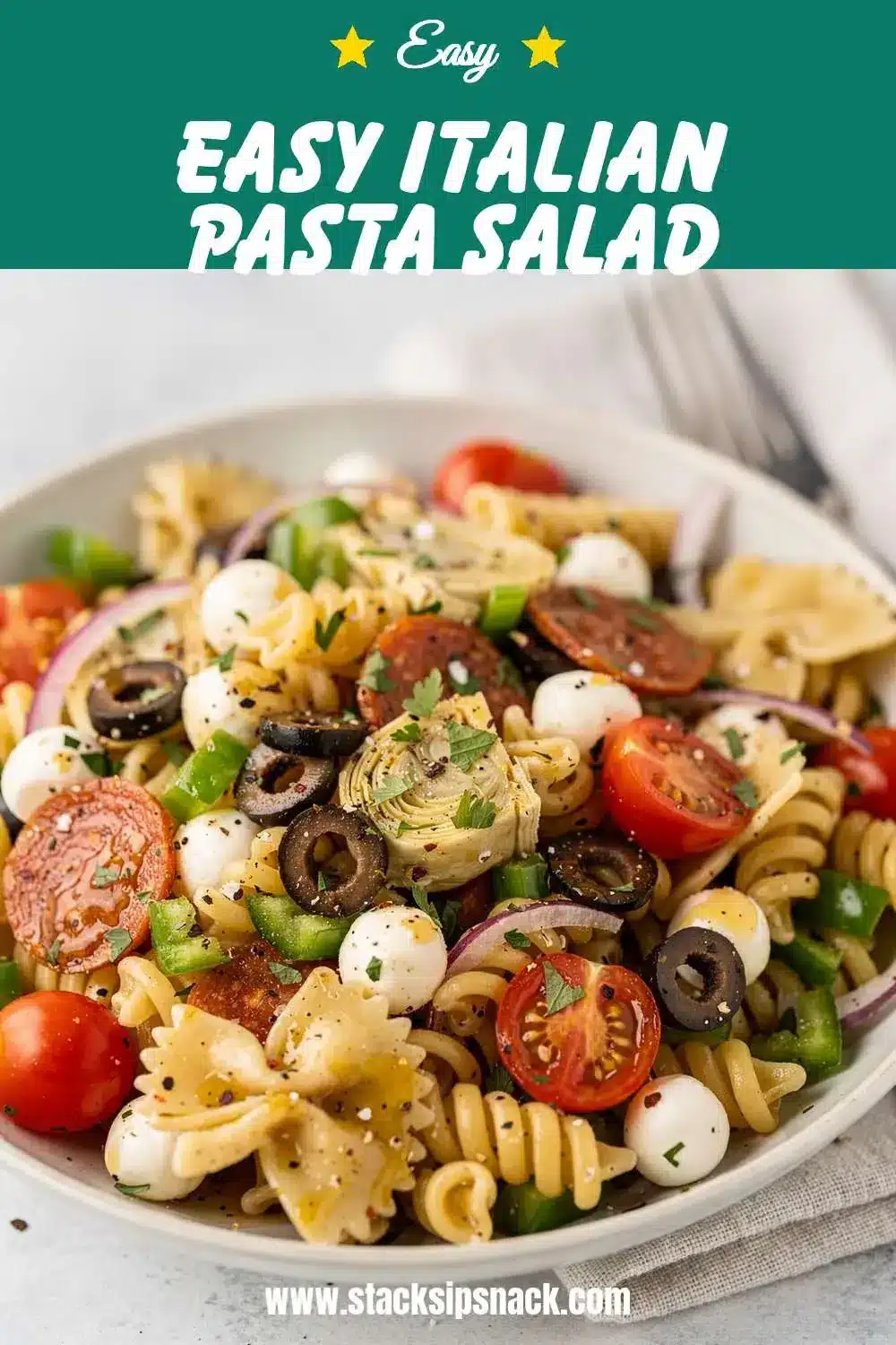 Easy Italian Pasta Salad 10 Storage and leftovers for Easy Italian Pasta Salad