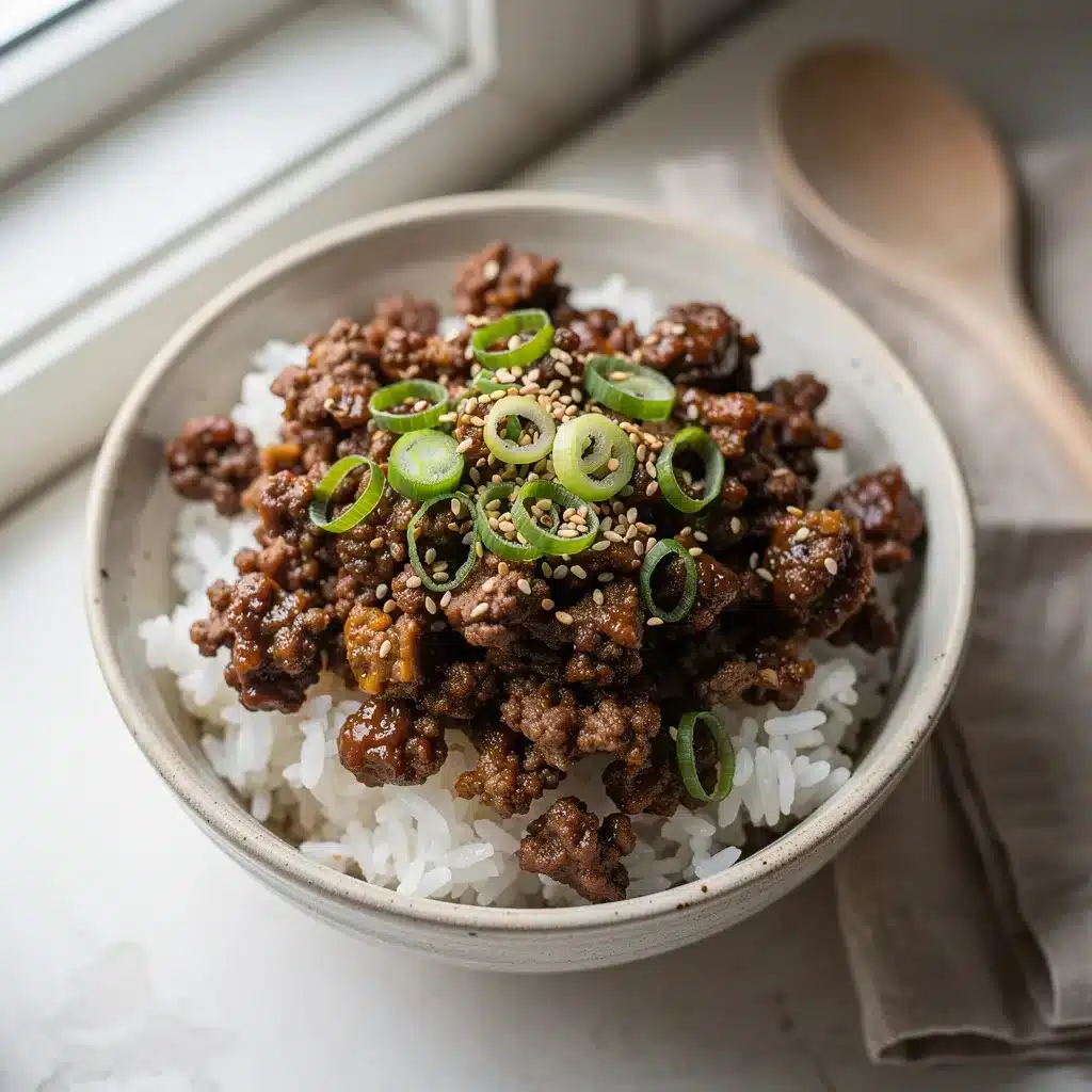 Easy Korean Ground Beef Bowl 8 Ingredients for Easy Korean Ground Beef Bowl