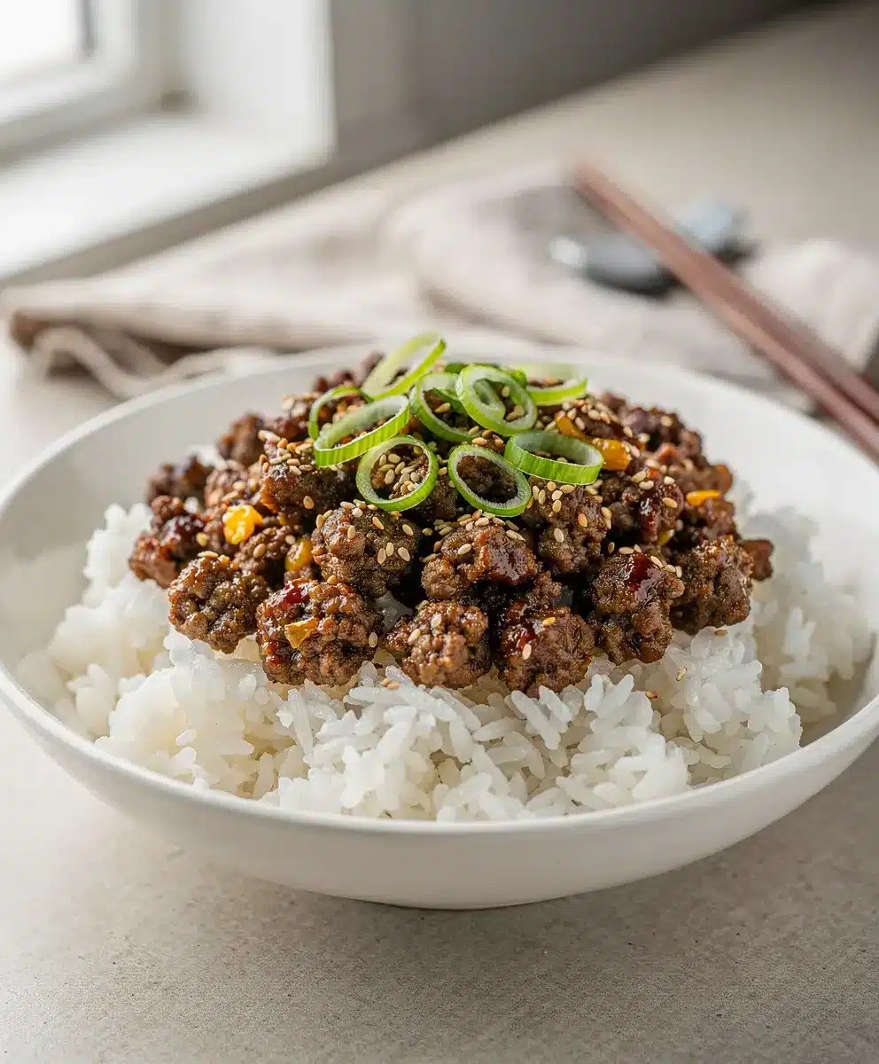 Homestyle Korean Ground Beef Bowl 6 Homestyle Korean Ground Beef Bowl featured image