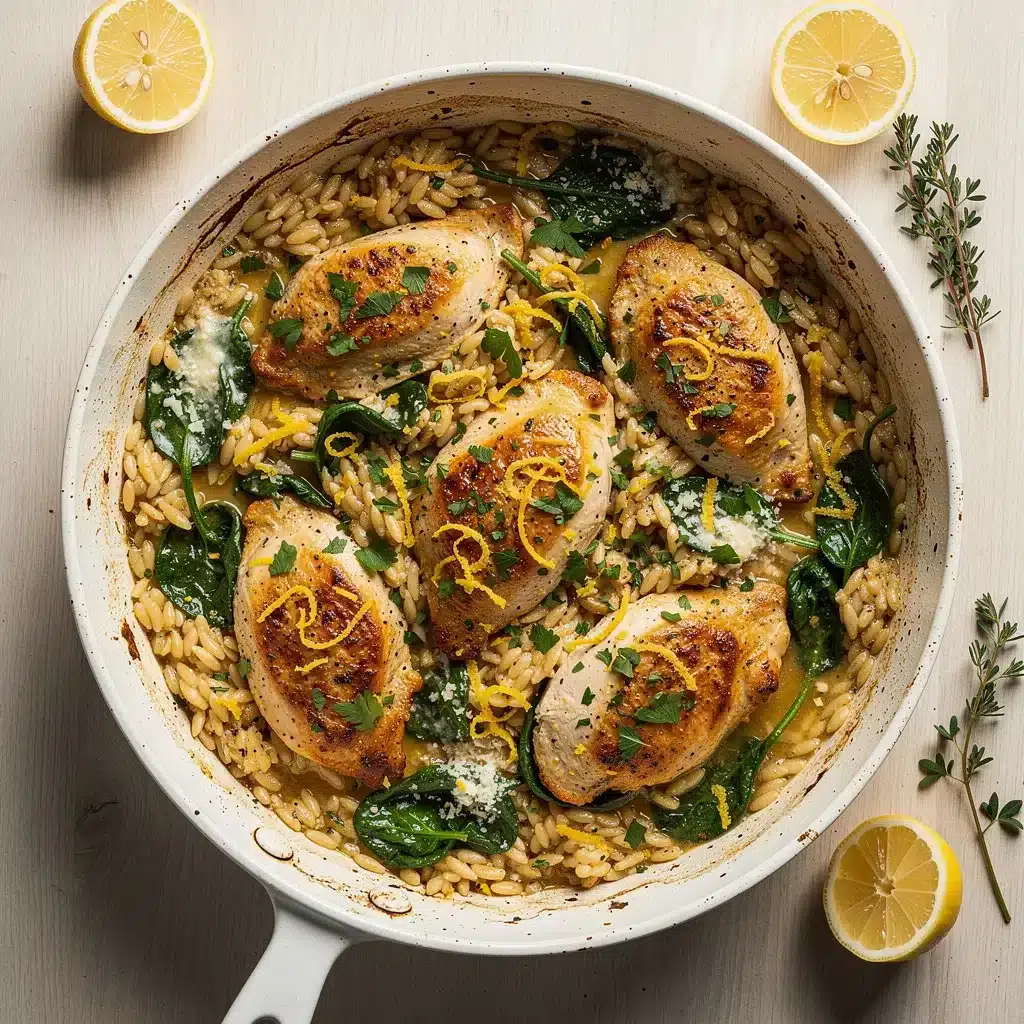 Lemon Herb Chicken Orzo Skillet 9 Recipe variations for Lemon Herb Chicken Orzo Skillet
