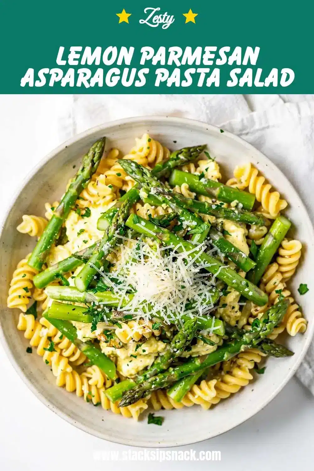 Lemon Parmesan Asparagus Pasta Salad 10 Storage and leftovers for Lemon Parmesan Asparagus Pasta Salad