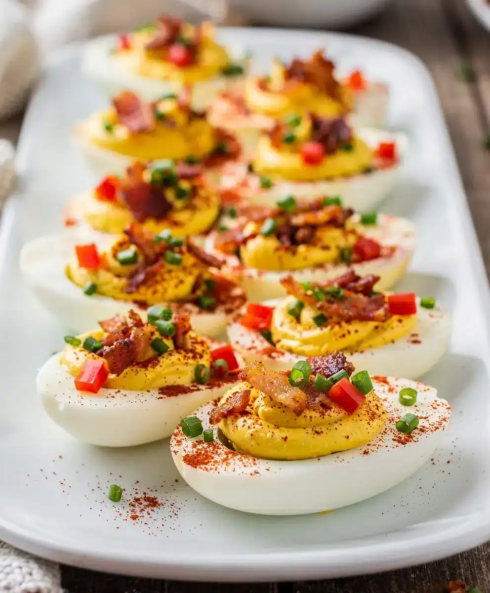 Loaded Classic Deviled Eggs 6 Loaded Classic Deviled Eggs featured image