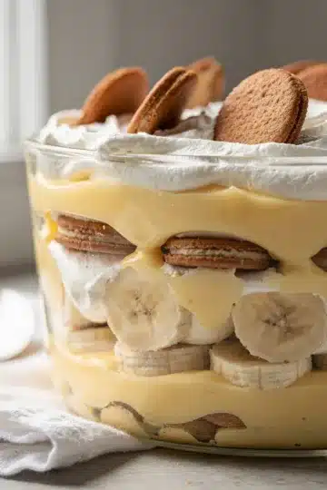Classic Magnolia Bakery Banana Pudding 11 Classic Magnolia Bakery banana pudding with creamy layers and vanilla wafers