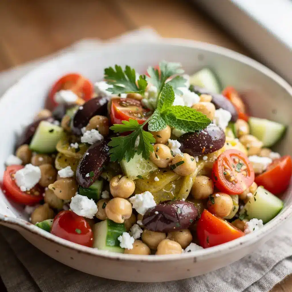 Easy Mediterranean Chickpea Salad 9 Recipe variations for Easy Mediterranean Chickpea Salad