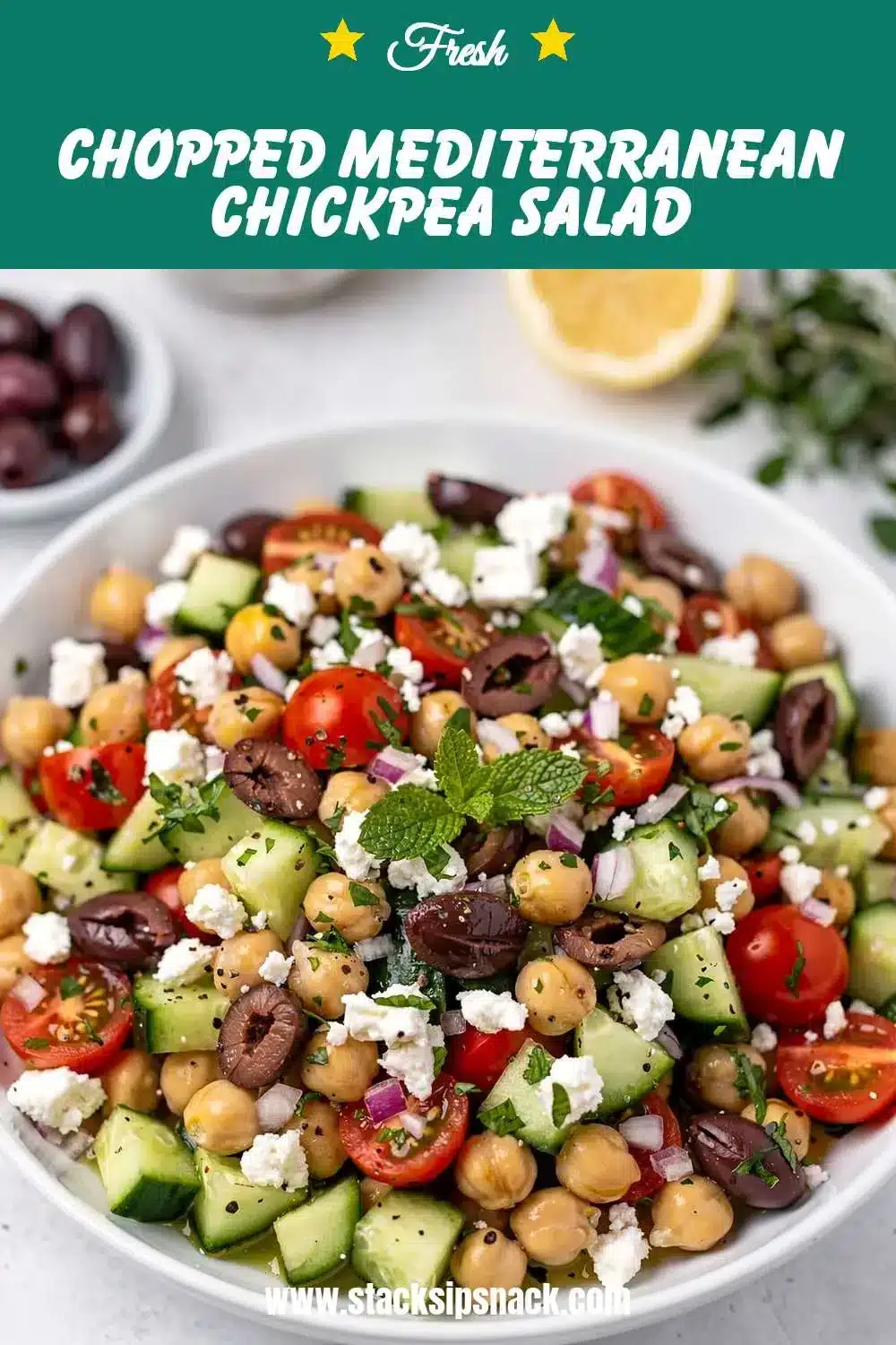 Chopped Mediterranean Chickpea Salad 10 Storage and leftovers for Chopped Mediterranean Chickpea Salad
