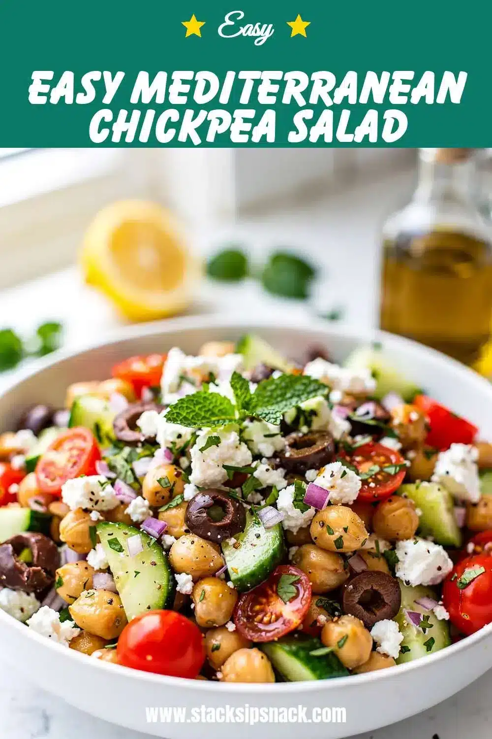 Easy Mediterranean Chickpea Salad 10 Storage and leftovers for Easy Mediterranean Chickpea Salad