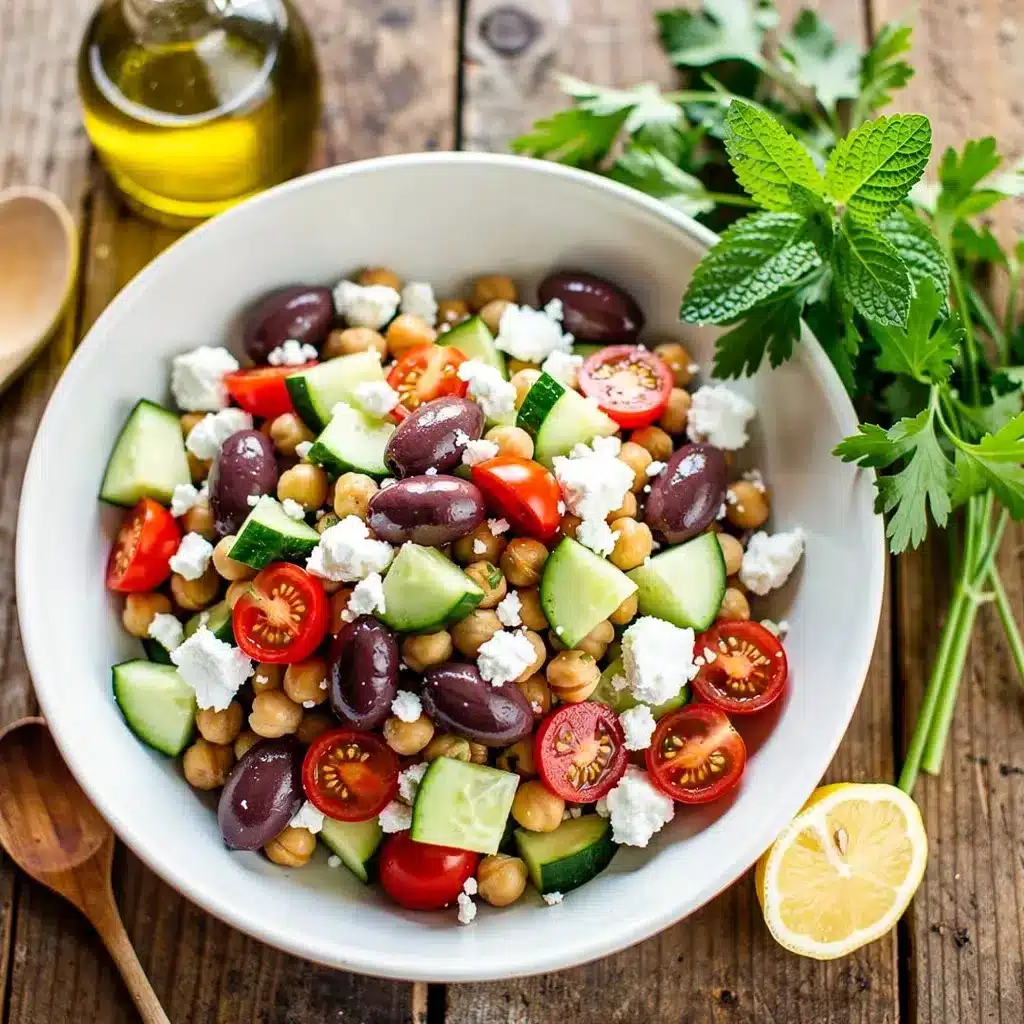 Chopped Mediterranean Chickpea Salad 9 Recipe variations for Chopped Mediterranean Chickpea Salad