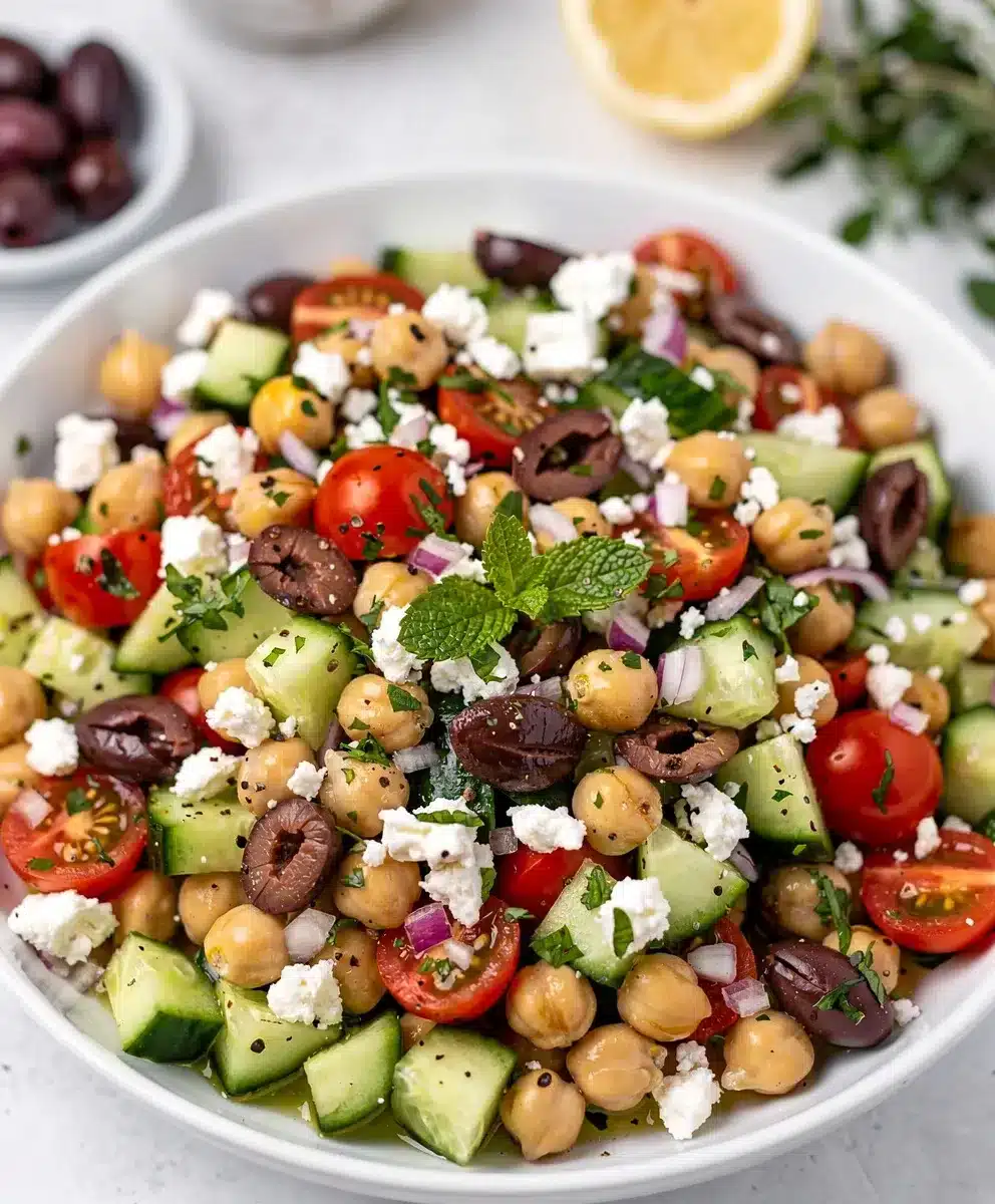 Chopped Mediterranean Chickpea Salad 6 Chopped Mediterranean Chickpea Salad featured image