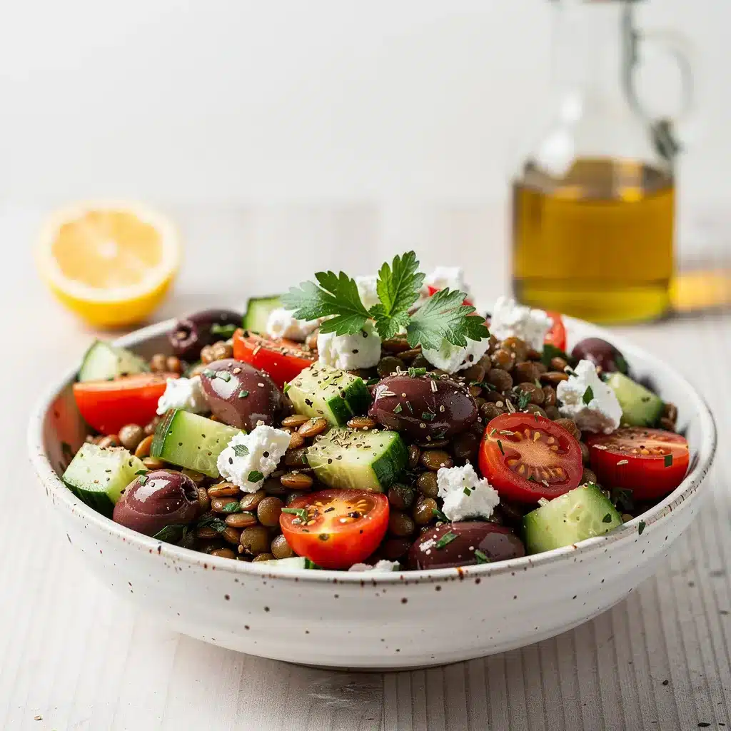 Easy Mediterranean Lentil Salad 8 Ingredients for Easy Mediterranean Lentil Salad