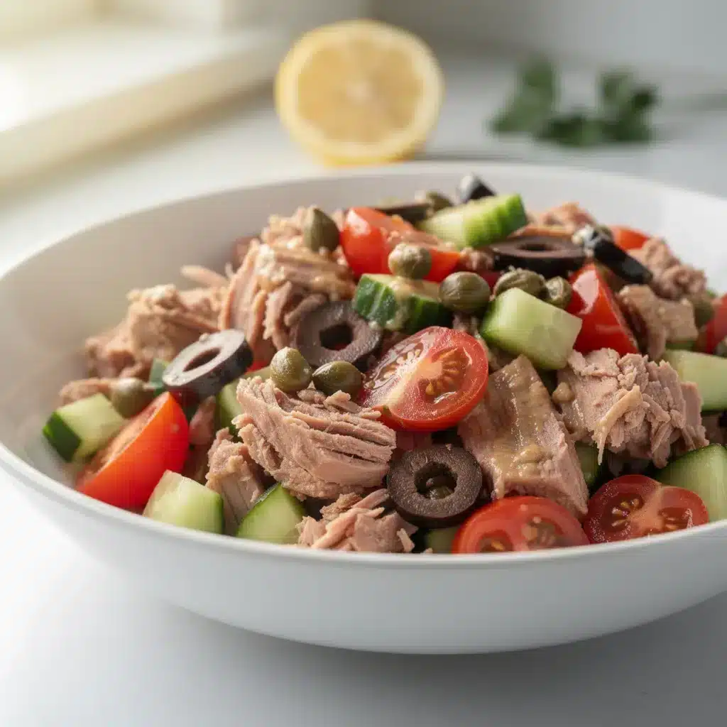 Mediterranean Tuna Salad 8 Ingredients for Mediterranean Tuna Salad