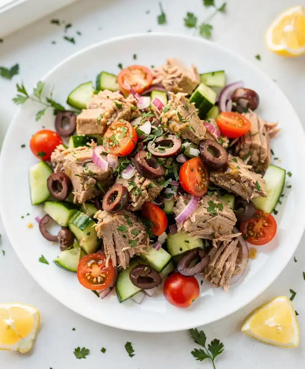 Mediterranean Tuna Salad 6 Mediterranean Tuna Salad featured image