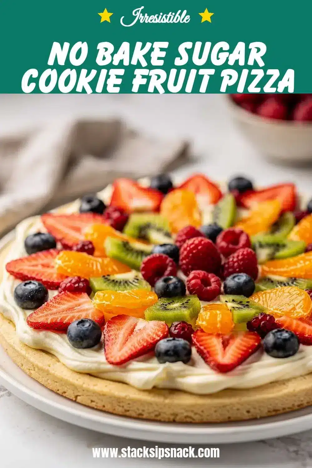 No Bake Sugar Cookie Fruit Pizza 10 Storage and leftovers for No Bake Sugar Cookie Fruit Pizza