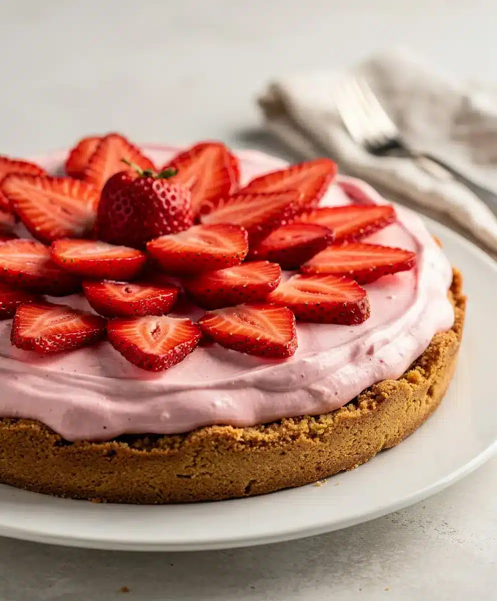 Classic No Bake Strawberry Pie 6 Classic No Bake Strawberry Pie featured image
