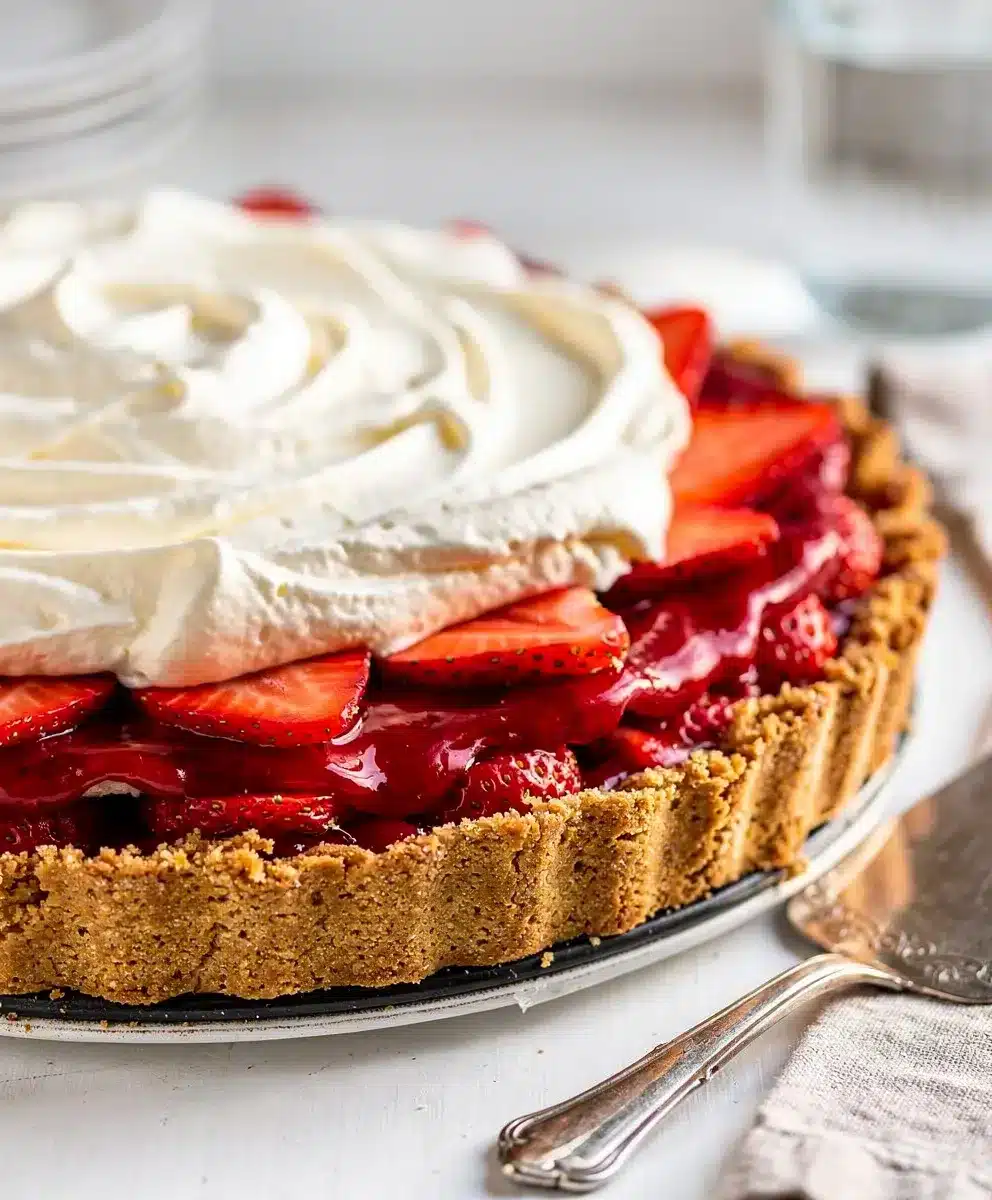 No Bake No Bake Strawberry Pie 6 No Bake No Bake Strawberry Pie featured image