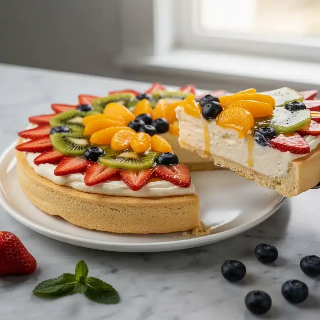 No Bake Sugar Cookie Fruit Pizza 8 Ingredients for No Bake Sugar Cookie Fruit Pizza