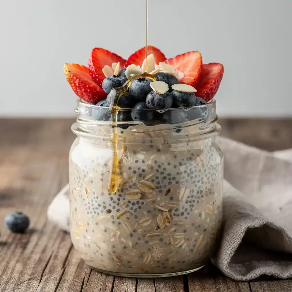 Classic High Protein Overnight Oats 8 Ingredients for Classic High Protein Overnight Oats
