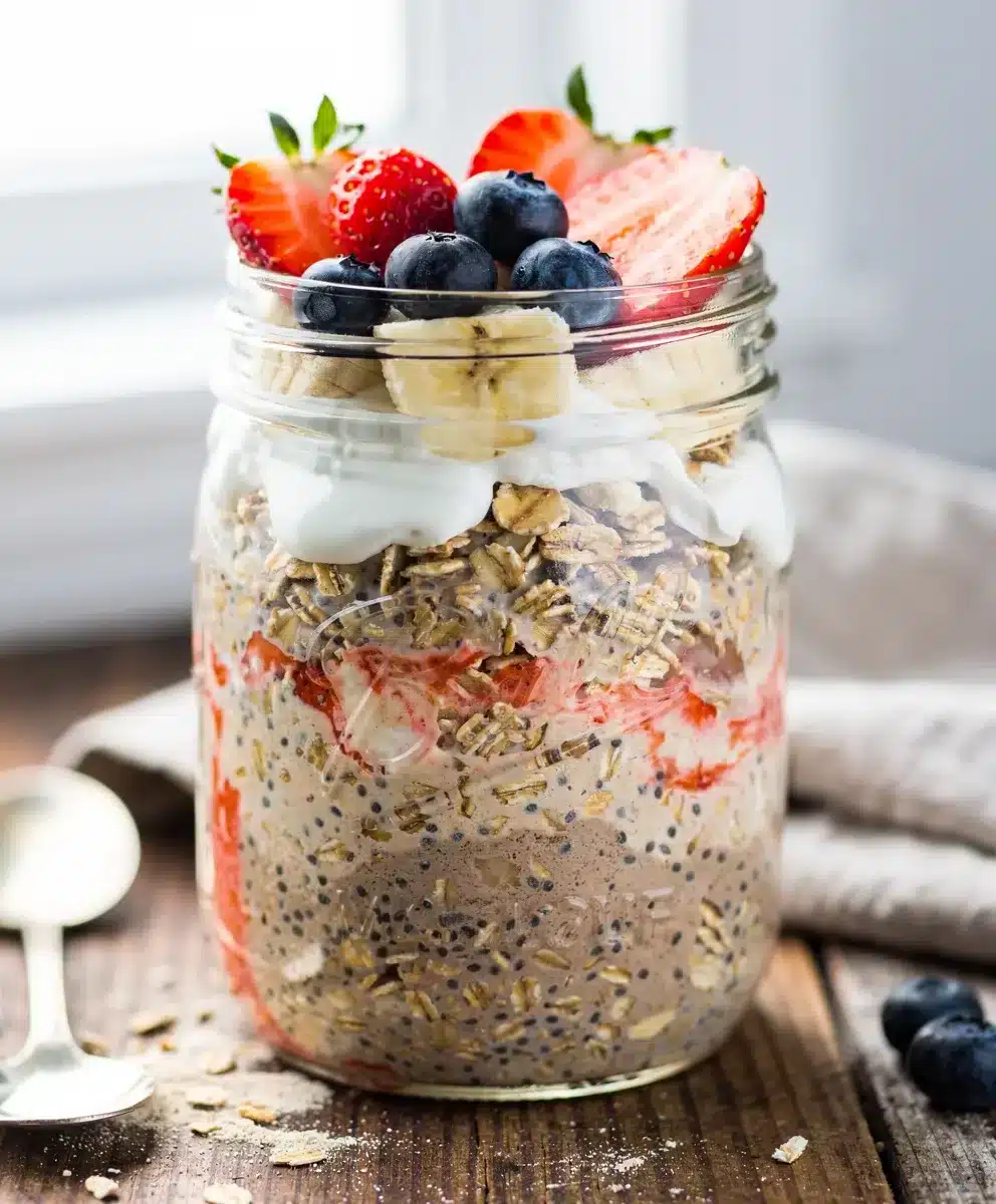 Make Ahead High Protein Overnight Oats 6 Make Ahead High Protein Overnight Oats featured image
