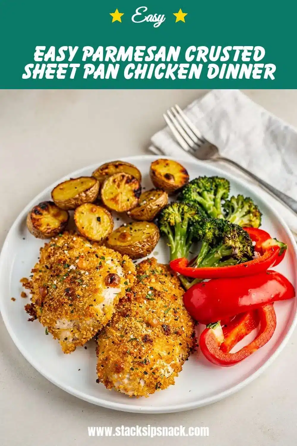 Easy Parmesan Crusted Sheet Pan Chicken Dinner 10 Storage and leftovers for Easy Parmesan Crusted Sheet Pan Chicken Dinner
