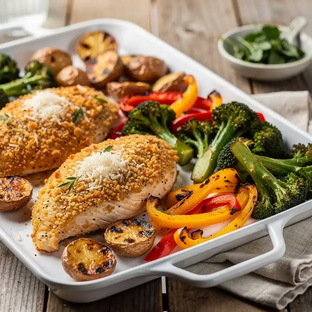 Skillet Parmesan Crusted Sheet Pan Chicken Dinner 9 Recipe variations for Skillet Parmesan Crusted Sheet Pan Chicken Dinner